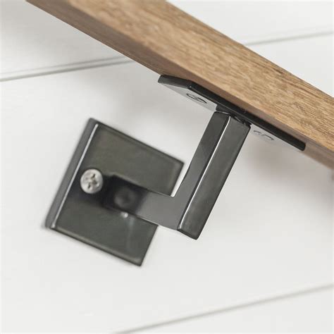 handrail metal brackets|mounting bracket for wood handrail.